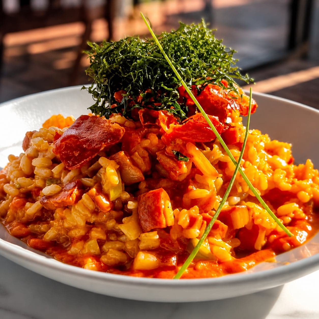 Risoto de Salsicha Italiana