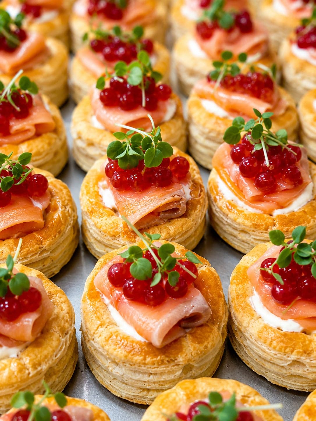 Vol-au-Vent de Salmão Defumado